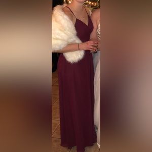 Azazie dress size 6 in Cabernet